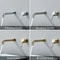 Brushed Gold Wall Mount Bathroom Faucet Concealed Hot Cold Basin Mixer Tap 3