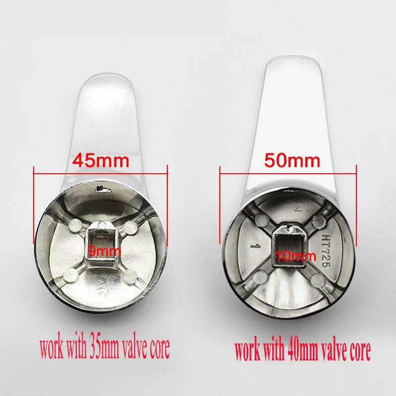 Universal Replacement Faucet Handle Metal SingleLever For Bathroom Kitchen HotCold Control 1