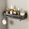AeroGrip NoDrill Aluminum Corner Shower Shelf WallMounted Bathroom Storage Rack 4