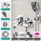 Luxury Thermostatic Shower System With 3Way Diverter Bathtub Mixer 9