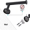 Stainless Steel Toilet Paper Holder Wall Mount DrillMounted Bathroom Tissue Holder In Black Or Silv 2