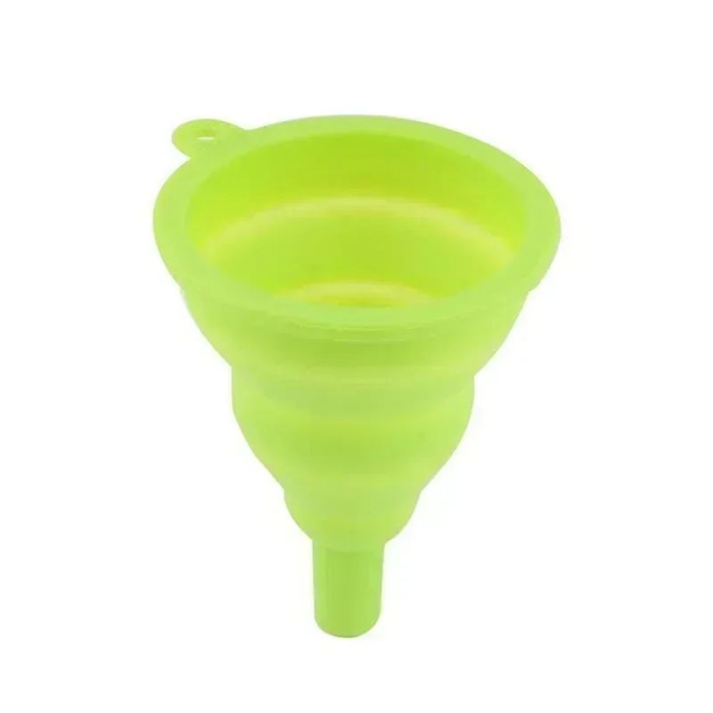 Collapsible Silicone Funnel Set SpaceSaving Kitchen Funnel For Bottles Jars 2