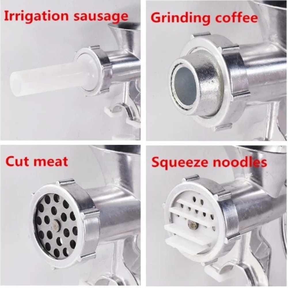 HeavyDuty Manual Meat Grinder Sausage Stuffer For Home Kitchen 3