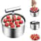 Stainless Steel Meatball Maker Tool 6Piece PressType Meatball Press Mold With Ergonomic Handle For 0