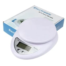 precisionpro digital kitchen scale – portable 5kg led food scale for accurate cooking & baking