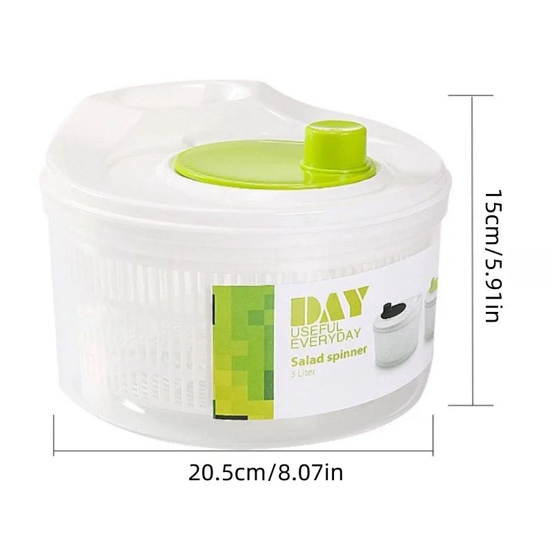 FreshSpin Pro Vegetable Washer Salad Spinner Bowl 1