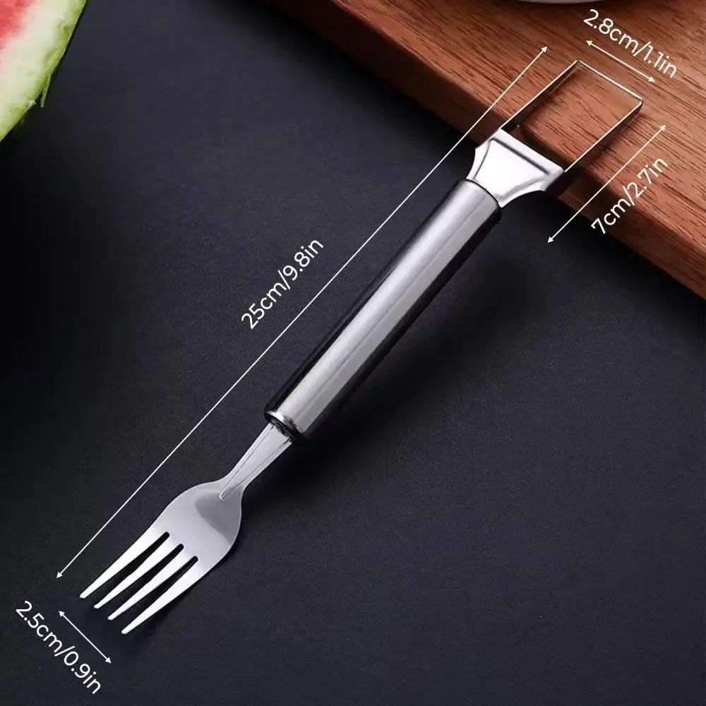 ProCut Stainless Steel 2in1 Watermelon Cutter Fruit Slicer Tool 5