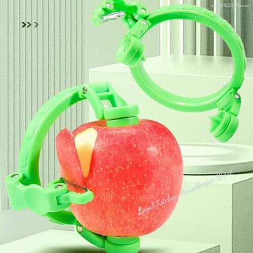 PrecisionTurn Apple Peeler & Corer – Handheld Apple Peeler Machine with Stainless Steel Blade