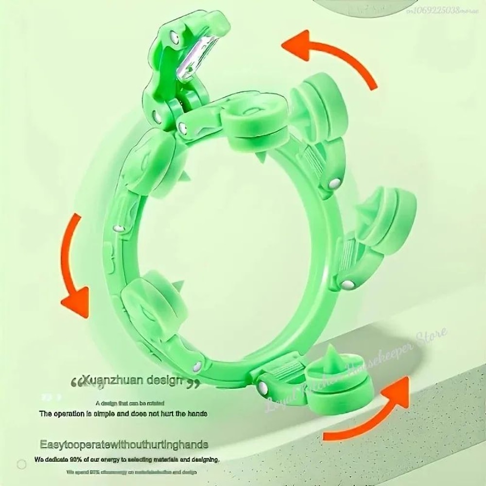 PrecisionTurn Apple Peeler Corer Handheld Apple Peeler Machine With Stainless Steel Blade 2