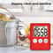 MagnaTime LCD Digital Kitchen Timer With Magnetic Back Loud Alarm 0