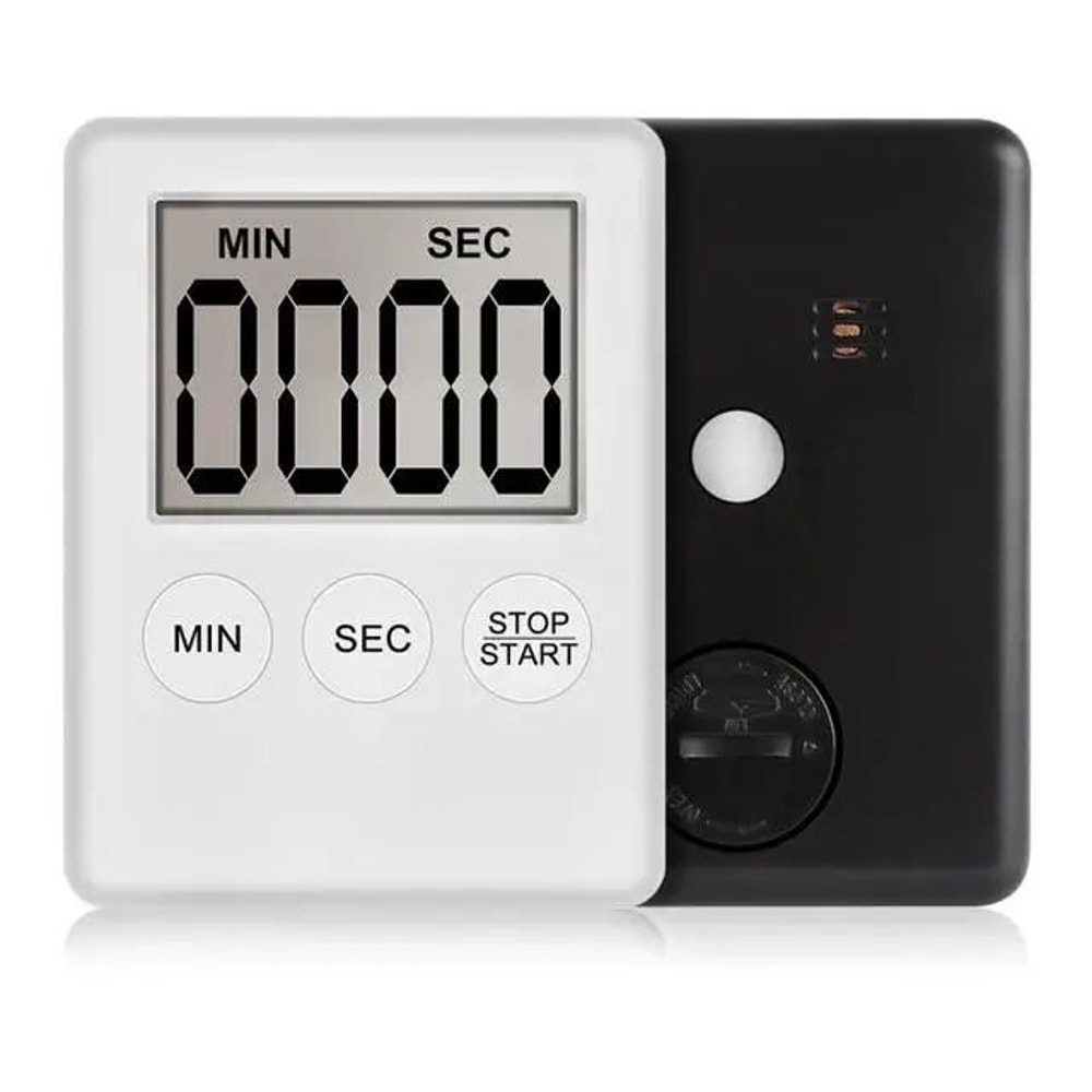 MagnaTime LCD Digital Kitchen Timer With Magnetic Back Loud Alarm 7