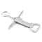 Compact Stainless Steel Keychain Corkscrew Bottle Opener MultiTool 2