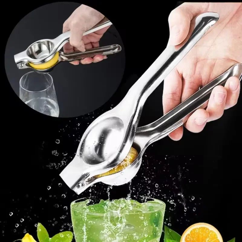 Stainless Steel Lemon Squeezer Heavy Duty Manual Citrus Juicer Press 2
