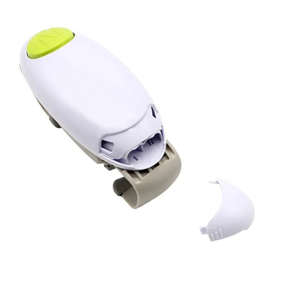 OneTouch Electric Can Opener Jar Opener For Smooth Safe Kitchen Prep 4