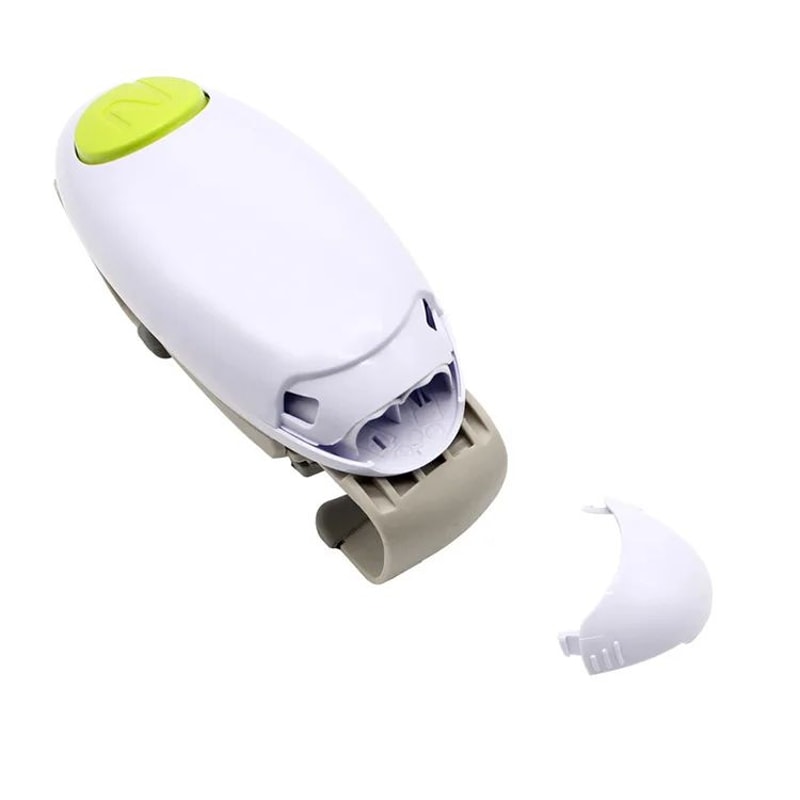 OneTouch Electric Can Opener Jar Opener For Smooth Safe Kitchen Prep 4
