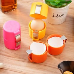 precision crack egg shell opener & egg separator tool for mess-free baking