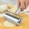 Stainless Steel Rolling Pin With Adjustable Thickness Rings DoubleSided Ergonomic Dough Roller 0