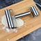 Stainless Steel Rolling Pin With Adjustable Thickness Rings DoubleSided Ergonomic Dough Roller 1