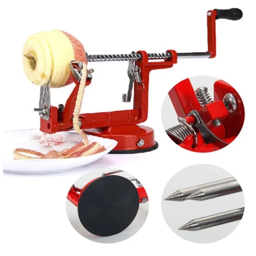 3in1 Apple Peeler Corer Slicer Stainless Steel Apple Peeling Machine 0