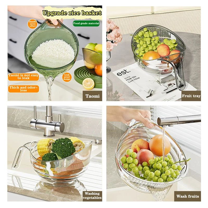 MultiFunctional Sink Drain Basket Fruit Strainer For Kitchen Sink Organization 1