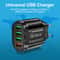 PowerQuad 48W 4Port USB Fast Charger With Quick Charge 30 Wall Adapter 4