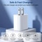 40W Fast Charger For IPhone IPad USBC PD Charger With Cable 4