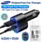 SamsungCompatible 45W DualPort USBC PD Car Charger USBC USBA For Galaxy S25S24S23 Ultra 0