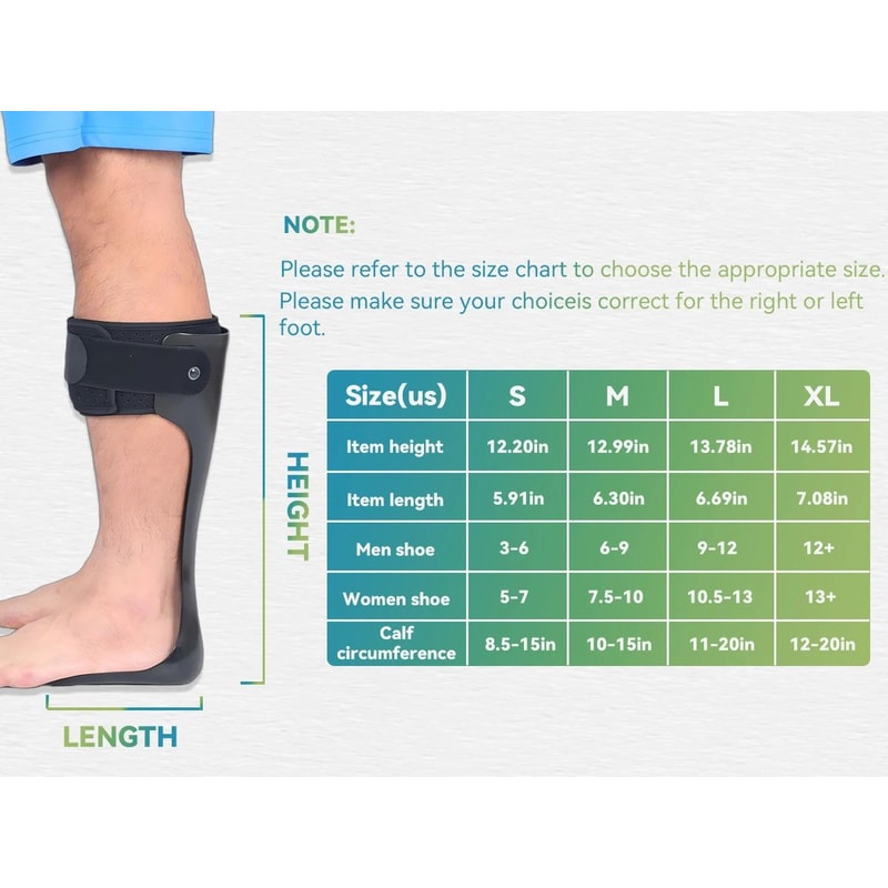 FreedomStep Lightweight AFO Drop Foot Brace For Daily Stability Comfort 1