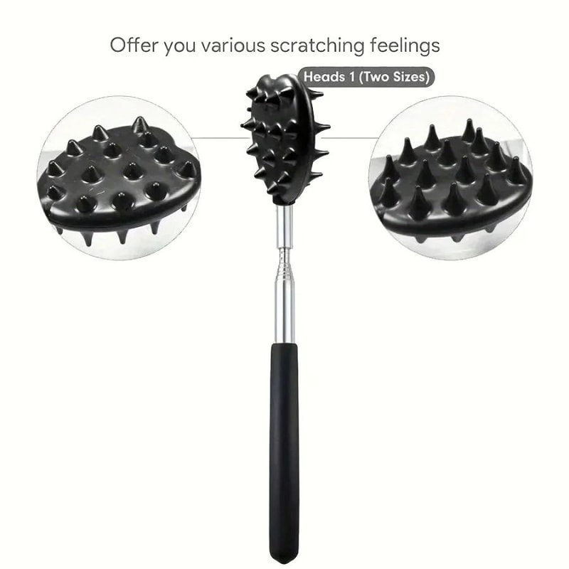 CactusReach Extendable Back Scratcher With Dual Spikes 4
