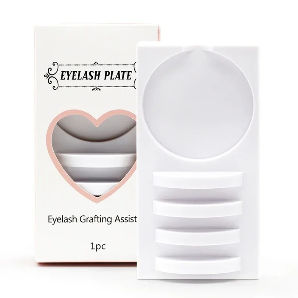 LashPro 2in1 Acrylic Eyelash Extension Holder Glue Palette 7