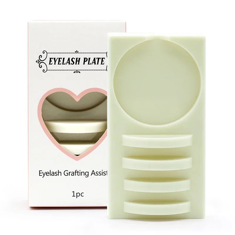 LashPro 2in1 Acrylic Eyelash Extension Holder Glue Palette 6