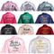 Personalized Faux Silk Bridal Robe With Custom Name Date Elegant Bride Bridesmaid Getting Ready 0
