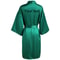 Personalized Faux Silk Bridal Robe With Custom Name Date Elegant Bride Bridesmaid Getting Ready 14