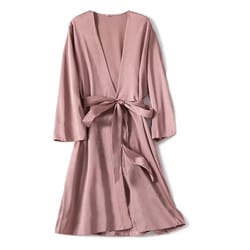 silkease satin kimono robe – silky satin robe for women bridal & luxury silk nightgown robe
