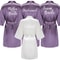Elegant Satin Bridal Party Robe Short Silk Bridesmaid Bride Getting Ready Robe 0
