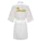Elegant Satin Bridal Party Robe Short Silk Bridesmaid Bride Getting Ready Robe 6