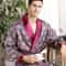 LuxeSilk Mens Satin Kimono Robe Lightweight Mens Silk Bathrobe In Big Tall 5XL 3