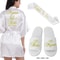 Personalized Bridal Satin Robe Custom Bride And Bridesmaid Getting Ready Robe 2