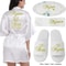 Personalized Bridal Satin Robe Custom Bride And Bridesmaid Getting Ready Robe 6