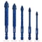 ProCut 4Edge Diamond Drill Bit Set For Ceramic Glass Metal 7