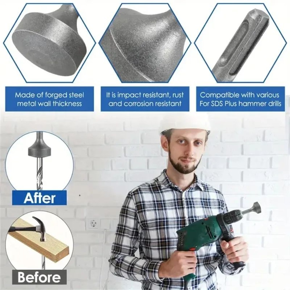 HeavyDuty 85mm Ground Rod Driver Bit For Rotary Hammer Drills 3