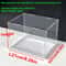 ClearGuard Acrylic Display Case Box With White Base Transparent Dustproof Showcase For Collectible 10