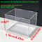 ClearGuard Acrylic Display Case Box With White Base Transparent Dustproof Showcase For Collectible 14