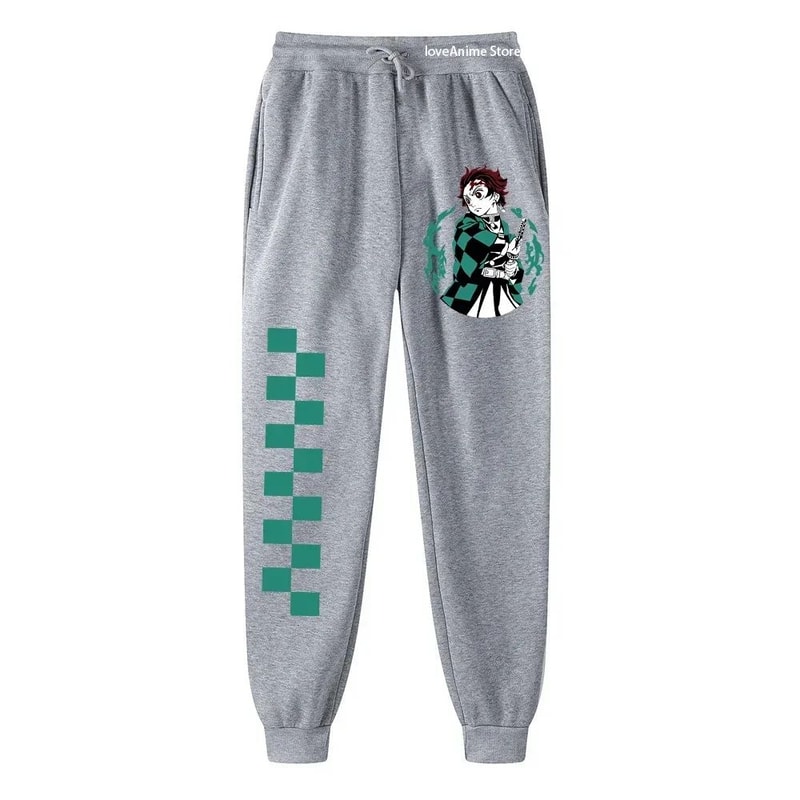 Demon Slayer Anime Jogger Sweatpants Fleece Gym Running Pants For Men Women 11