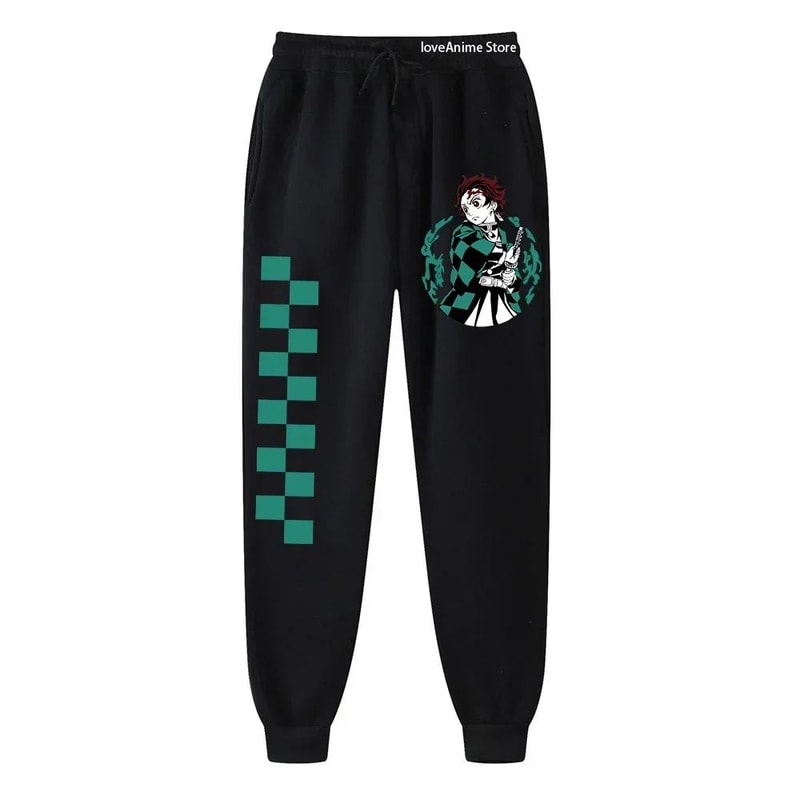 Demon Slayer Anime Jogger Sweatpants Fleece Gym Running Pants For Men Women 1