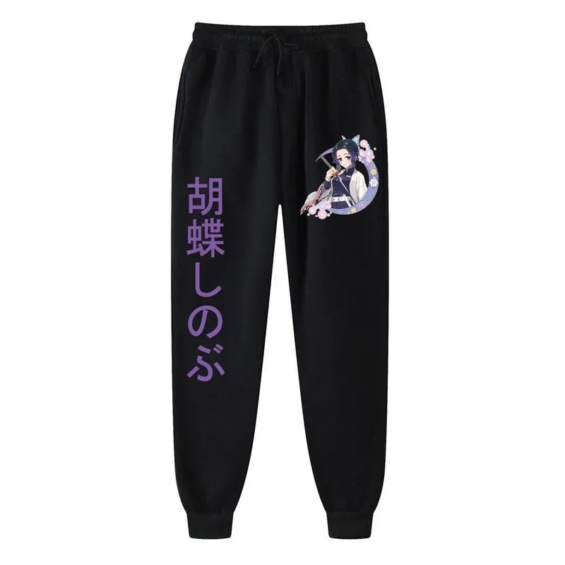 Demon Slayer Anime Jogger Sweatpants Fleece Gym Running Pants For Men Women 3
