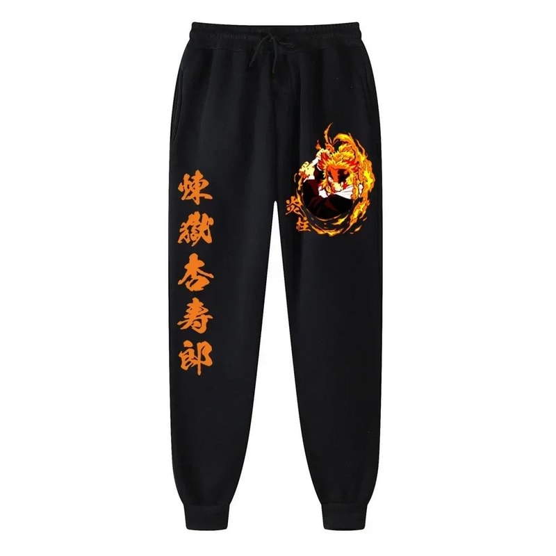 Demon Slayer Anime Jogger Sweatpants Fleece Gym Running Pants For Men Women 4