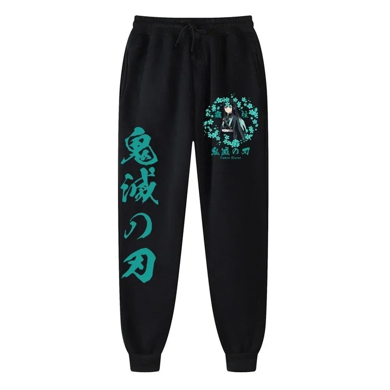 Demon Slayer Anime Jogger Sweatpants Fleece Gym Running Pants For Men Women 8