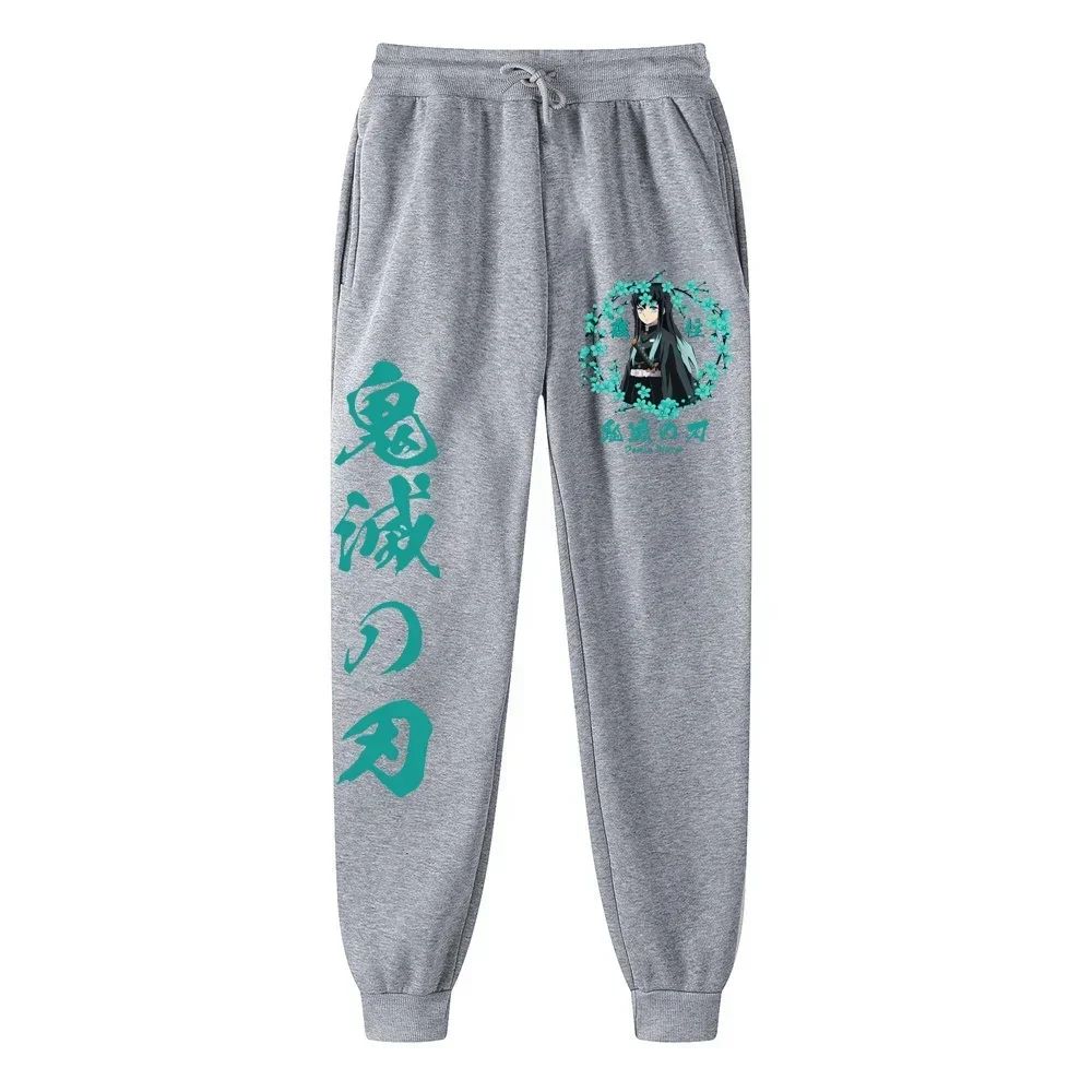 Demon Slayer Anime Jogger Sweatpants Fleece Gym Running Pants For Men Women 14