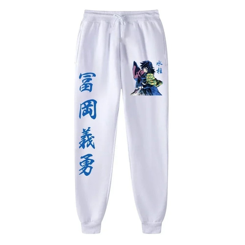 Demon Slayer Anime Jogger Sweatpants Fleece Gym Running Pants For Men Women 15